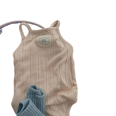 Newborn Thin Cotton Soft Sling Romper Vest Simple Cool Romper