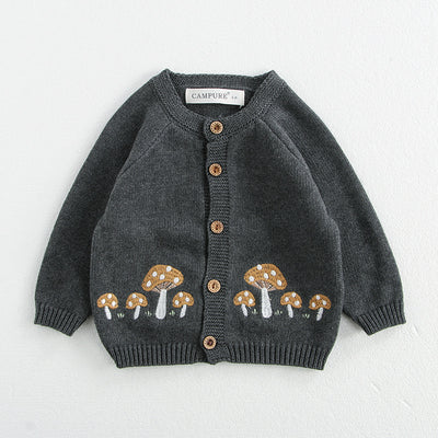 Baby's Long-sleeved Sweater Suspender Romper