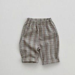 Korean Plaid Pants