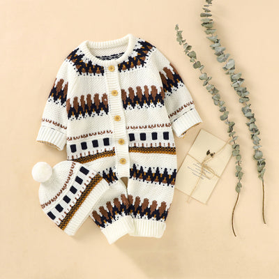 Fan Print Romper