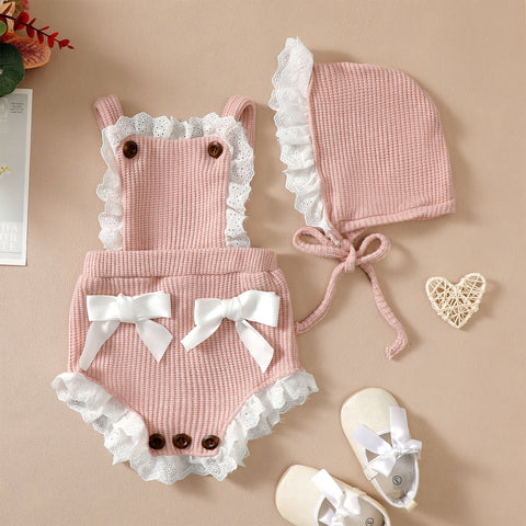 Girls' Wool Hat Romper