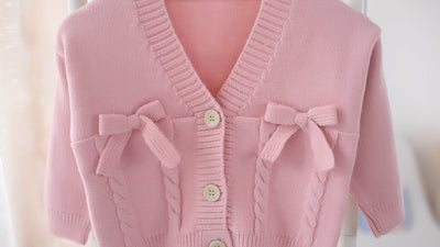 V-Neck Acrylic Kids Sweater