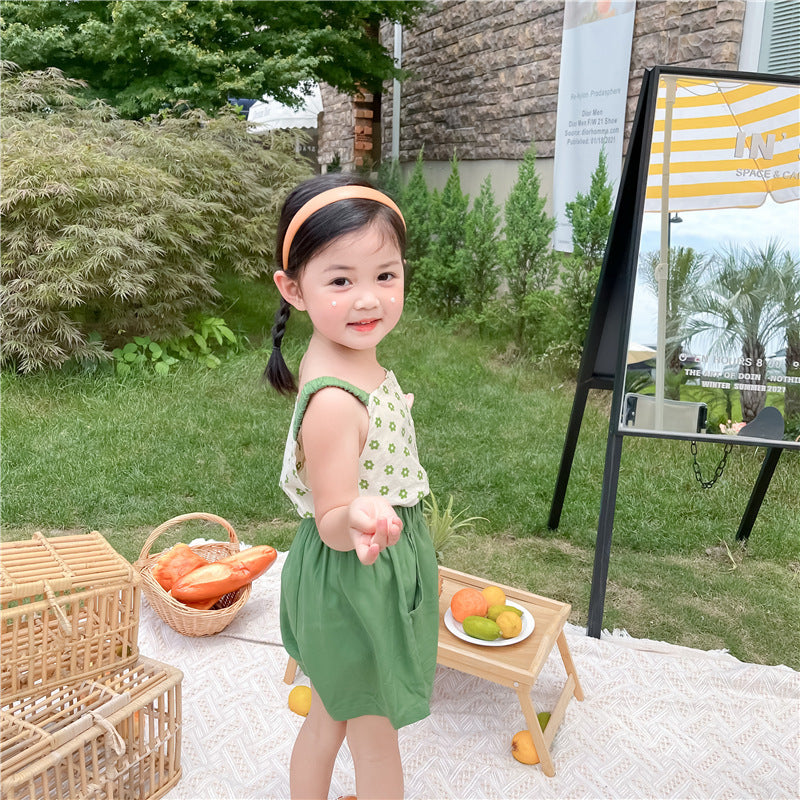 Green Flower Set