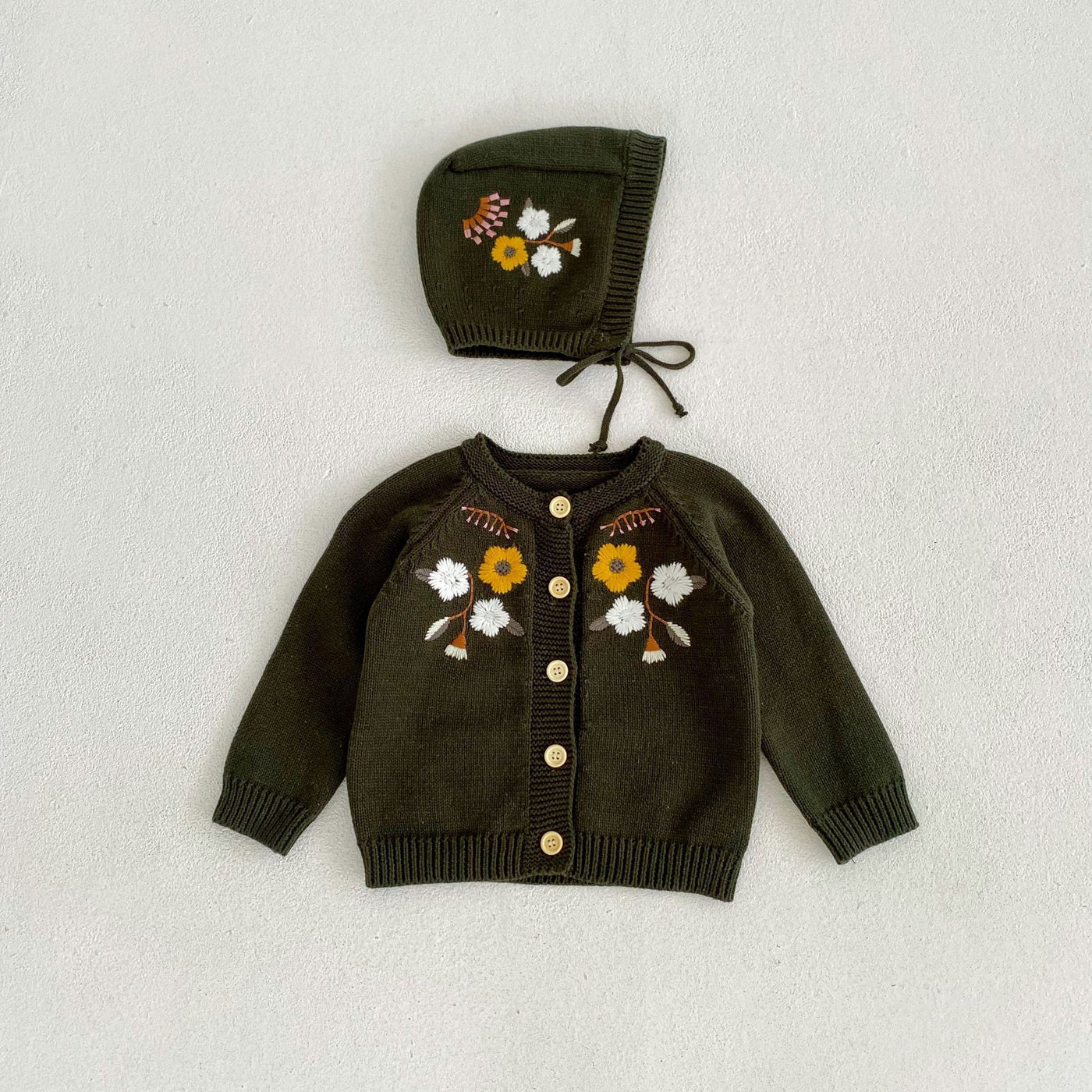 Florals Coat with Hat