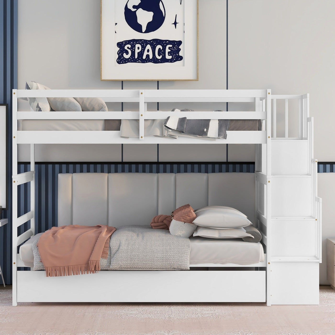 Stairway Storage Bed