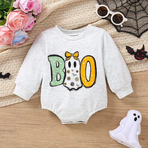 Pumpkin Letter Romper