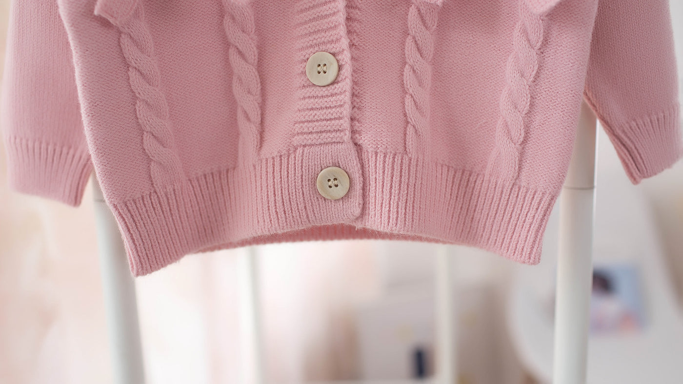 V-Neck Acrylic Kids Sweater
