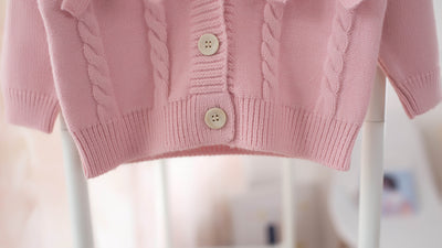 V-Neck Acrylic Kids Sweater
