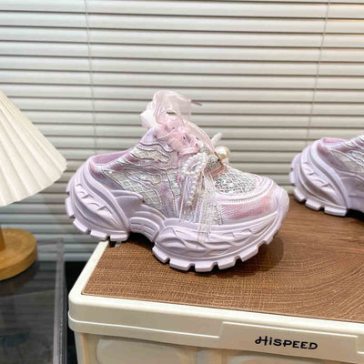 Lace Bow Shoes